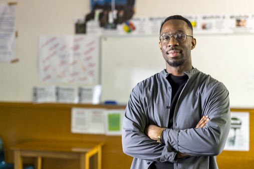 Programme facilitator in a meeting room